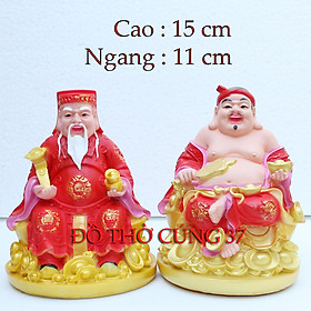 [  CAO 15 CM  ] TƯỢNG THẦN TÀI - THỔ ĐỊA - CHẤT LIỆU COMPOSITE