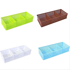 Mua Khay nhựa tiện ích khay đựng đồ 3 ngăn và 5 ngăn