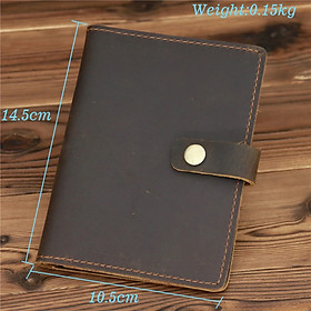 Bao da đựng passport, ví đựng hộ chiếu, kẹp hộ chiếu da bò handmade