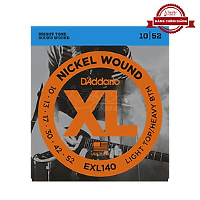 Mua Bộ Dây Đàn Guitar Điện/ Electric Guitar D Addario EXL140 Nickel Wound Light Top  Heavy Bottom  10-52