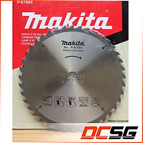 Đĩa cưa gỗ 40 răng 255x25.4mm Makita P-67885