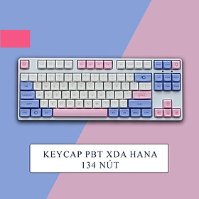 Mua Set keycap Thick Pbt Xda Hana 134 nút cho bàn phím cơ