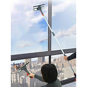Mua Chổi lau kính đa năng có bình xịt nước tự động - cây lau kính dài 1 2m