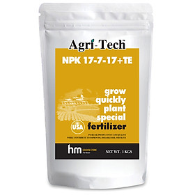 Mua Phân bón hỗn hợp Agri-Tech NPK 17-7-17+TE 1KG