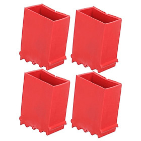 4Pcs Ladder Feet Pads Suitable for Most Ladders Durable Convenient Anti Skid