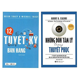 Combo 2Q: 12 Tuyệt Kỹ Bán Hàng+ Những Đòn Tâm Lý Trong Thuyết Phục  /Cẩm Nang Kinh Doanh / Phát Triển Lãnh Đạo Doanh NGhiệp Tự Thân / Đột Phá Quy Trình Quản Trị và Nâng Tầm Dịch Vụ 