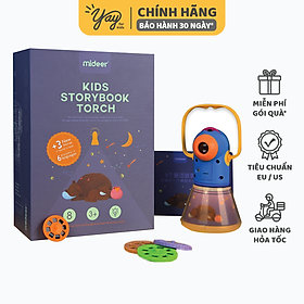 Hình ảnh Review [BẢN VIỆT HOÁ 2022 - KÈM FILE NGHE] Đèn Pin Kể Chuyện kết hợp đèn ngủ KIDS STORYBOOK TORCH - MIDEER