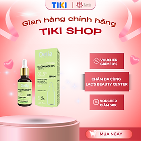 Serum ngừa mụn, giảm viêm, sáng da DELIA Cosmetics Niacinamide 10% + ZinC serum 30ml