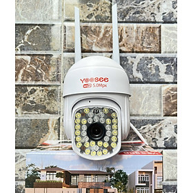 Mua Camera Wifi Yoosee Ngoài Trời PTZ X3000 Xoay 355 độ 23 LED Xem Đêm Có Màu   Đàm Thoại 2 Chiều Rõ Lời   Sử Dụng Ngôn Ngữ Tiếng Việt   Cảnh Báo Đột Nhập Hú Còi Xanh Đỏ - Hàng Nhập Khẩu