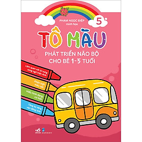 Sách Tô Màu Phát Triển Não Bộ Cho Bé 1-5 Tuổi Tập 5