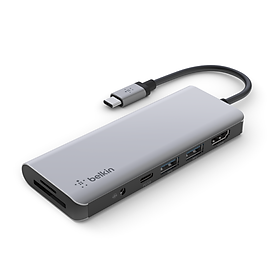 Mua Hub chuyển đổi Belkin 7 trong 1 USB-C Multiport- Hàng chính hãng - Bảo hành 2 năm