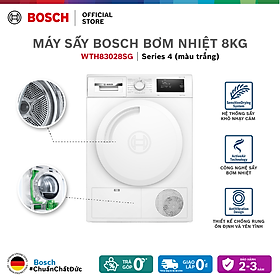 Hình ảnh Máy sấy Bosch 8kg WTH83028SG series 4 - Hàng chính hãng