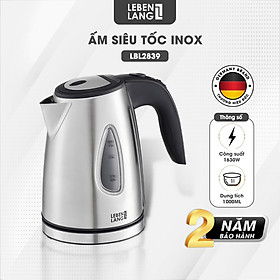 Mua Ấm siêu tốc mini Lebenlang LBL2839  công suất 1630W  dung tích 1L  thiết kế nhỏ gọn  bảo hành 2 năm - hàng chính hãng