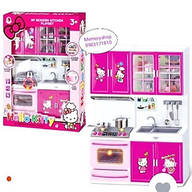 Bộ nhà bếp Hello Kitty có đèn, nhạc