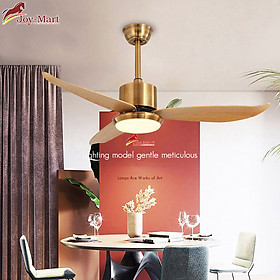 Mua Đèn Quạt Trần MQT2508 3 Cánh Nhựa ABS Màu Gỗ Cao Cấp  Cực Mát  Điều Khiển Từ Xa  Động Cơ DC  LED 3 Màu