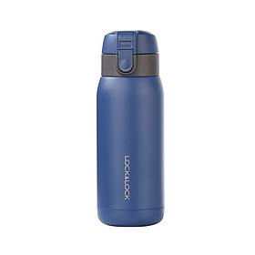 Bình Giữ Nhiệt Lock&Lock Chubby Tumbler LHC3233 370ml - Hàng Chính Hãng, Có Dây Treo, Chất Liệu Thép Không Gỉ, Mở Nắp Bằng 1 Tay