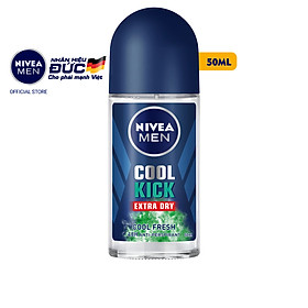 Hình ảnh Lăn ngăn mùi NIVEA MEN Cool Kick Mát Lạnh - Siêu Khô Thoáng (50ml) - 83188