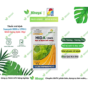 Thuốc trừ bệnh Hida 15WG chuyên Mốc Sương - Sương Mai