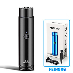 Máy Cạo Râu Mini Feihong Lưỡi Cạo Thép Ko Gỉ An Toàn Sạc 1 Lần Dùng 3 Tháng Nhỏ Gọn Tiện Lợi Mang Đi Khắp Nơi