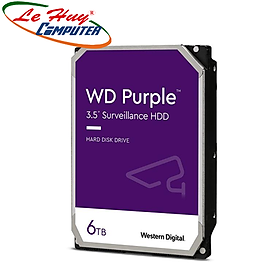 Mua Ổ Cứng HDD Western Purple 6TB 3.5inch SATA III 256MB Cache 5400RPM WD64PURZ - Hàng Chính Hãng