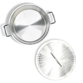 Nồi Casserole Inox Quantum 10L Đường Kính 32cm Kèm Nắp