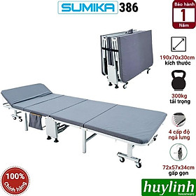 Giường gấp xếp khúc Sumika 386 - Tải trọng 300kg [190x70cm]