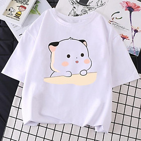 Áo thun nữ ngắn tay in hình thú cute