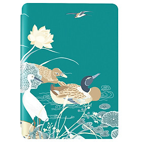 NuPor thin protective cover (for the tenth generation kindle Paperwhite e-book reader), national treasure - milk duck figure