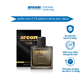 Nước hoa ô tô Areon Car Black Perfume 100ml