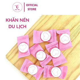 Mua Khăn lau mặt dùng 1 lần  khăn mặt nén 100% cotton mềm mịn  kháng khuẩn tốt  bảo vệ làn da khỏi mụn Việt Thư