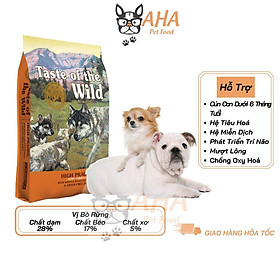 Thức Ăn Khô Cho Chó Con Taste Of The Wild Pacific Stream Bao 2kg Phát Triển Trí Não - Cá Hồi Xông Khói, Trái Cây