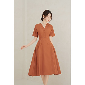 OLV - Đầm Lucy Button Dress