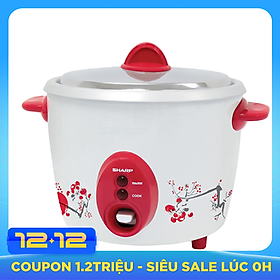 Nồi Cơm Điện Nắp Rời Sharp KSH-D18V (1.8L) - Màu Ngẫu Nhiên - Hàng chính hãng