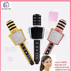 Mua Micro karaoke bluetooth SD-17 mic cầm tay không dây đa năng kiêm loa dự phòng  thu âm giọng hát