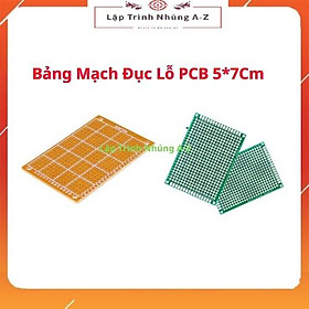 Mua  Lập Trình Nhúng A-Z  G10  Bảng Mạch Đục Lỗ PCB 5*7Cm