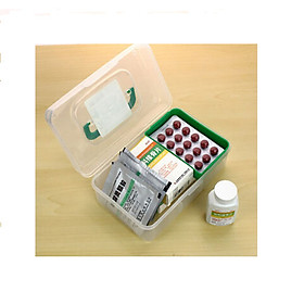 Mua Hộp đựng các loại thuốc  vật dụng y tế ... 2 ngăn đa năng Kokubo 800ml - Nội địa Nhật Bản