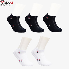 Combo 5 Đôi Tất Nam Vớ Nam Cổ Ngắn Lịch Lãm, Sang Trọng, Chất Liệu Sợi Cotton Co Giãn 4 Chiều Cao Cấp, Chống Hôi Chân  MRM FASHION (Cùng Màu)