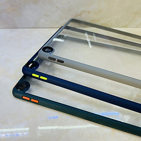 Ốp lưng dành cho iPad Gen 7,8,9 trong suốt Likgus viền màu- Hàng chính hãng