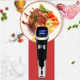 Máy nấu chậm sous vide IPX7 công nghệ chống thấm với màn hình LED và ổ cắm chuẩn châu Âu