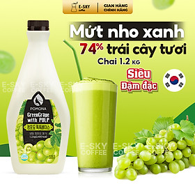 Mứt Nho Xanh Cô Đặc Pomona Green Grape Concentrate Nguyên Liệu Pha Chế Trà