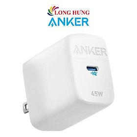 Cốc sạc Anker 313 Charger 1Type-C 45W PIQ A2643 - Hàng chính hãng