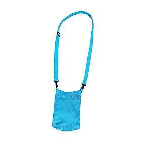 Water Bottle Holder with Adjustable Shoulder Strap for Picnic Hiking Boating