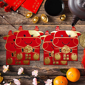 Bao Lì Xì Nhung Cao Cấp Dập Nổi 3D | Bao Lì Xì Tân Sửu 2021 | Hàng Luxury Cao Cấp