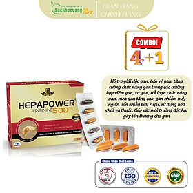 Viên uống tăng cường chức năng gan HepaPower 500 cho người viêm gan, xơ gan