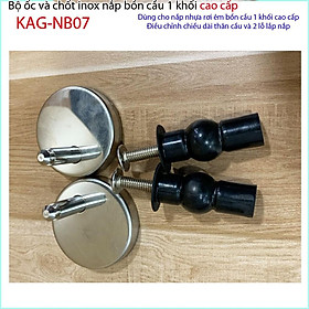 Mua Ốc chốt tròn inox KAG-NB07  phụ kiện chân ốc nắp bồn cầu  ốc chốt bản lề nắp bồn cầu