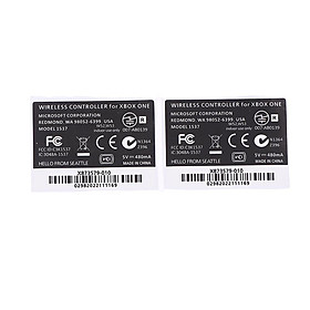 2 cái Đen trắng Lable Seals Nhãn dán Nhãn dán tay cầm cho Xbox One/xbox One Slim Bộ điều khiển không dây Nhãn dán Màu sắc: Đen-xbox one