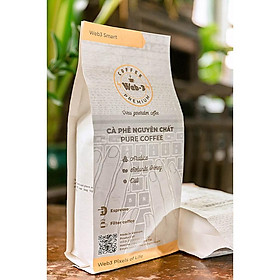 Cà phê hạt Web3 Smart- Cà phê nguyên chất 100% rang mộc Arabica + Robusta + Culi - Cà phê thơm ngon hảo hạng ,vị đăc trưng