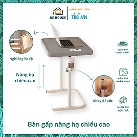 Mua Bàn Làm Việc Gấp Gọn Nâng Hạ Chiều Cao 23118 - Bàn Gấp Ngồi GIường Thông Minh Dành Cho Học Sinh  Sinh Viên