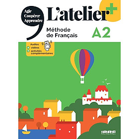 Sách học tiếng Pháp L'ATELIER + A2 - LIVRE + DIDIERFLE.APP