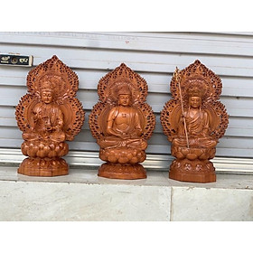 Mua bộ tam thanh gỗ hương 30cm